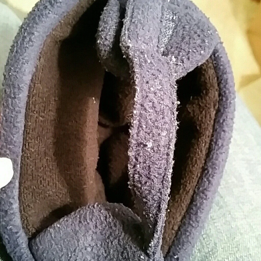 Carters‎ Baby Boy Navy Fleece Adorable Dog Flap Hat and Mittens Size 6-12M